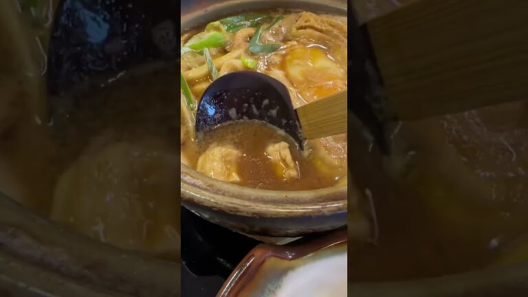 緑区の激うまもつ入り味噌煮込みうどん　めん処すずき #名古屋グルメ #味噌煮込みうどん　#名古屋飯