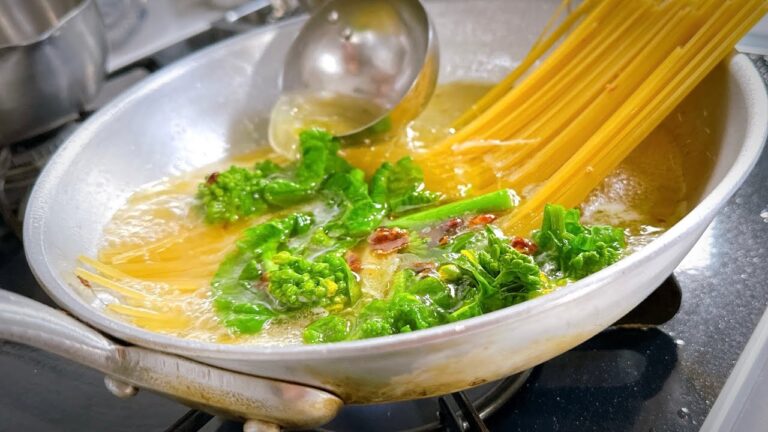 フライパン一つで作る！この春1番おすすめの【菜の花のペペロンチーノ】シンプルで感動の美味しさ！