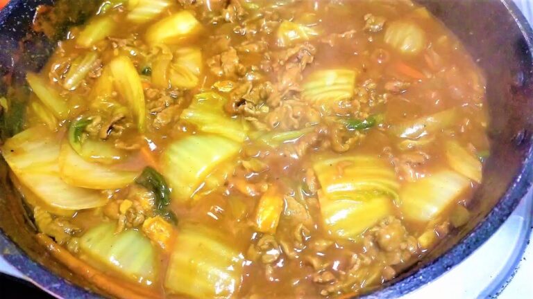 作ってみた！白菜カレー【おうちごはん】を楽しもう
