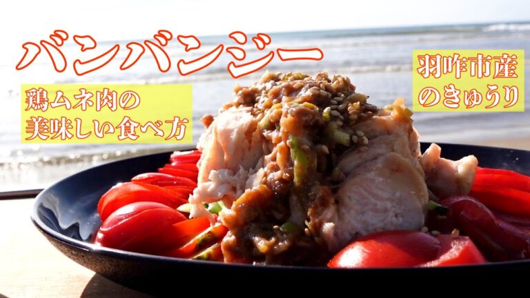 鶏むね肉を使って棒棒鶏！しっとりお肉が白飯にめっちゃあう！！