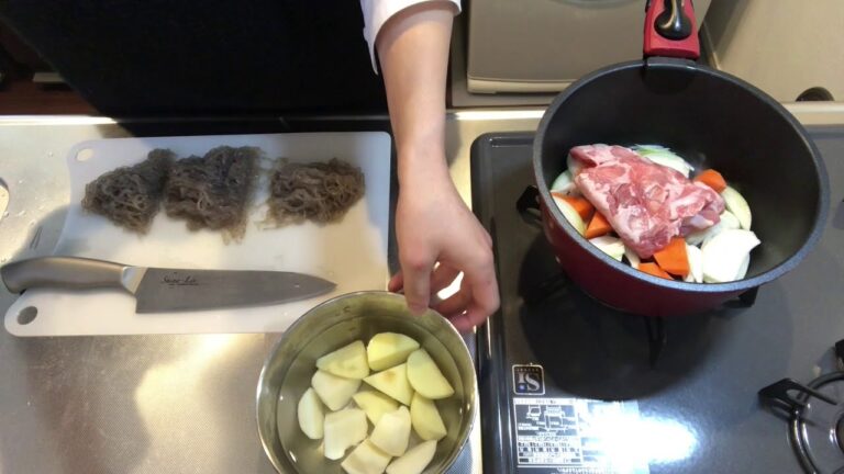【基本レシピ】パパでもできる肉じゃがの作り方！