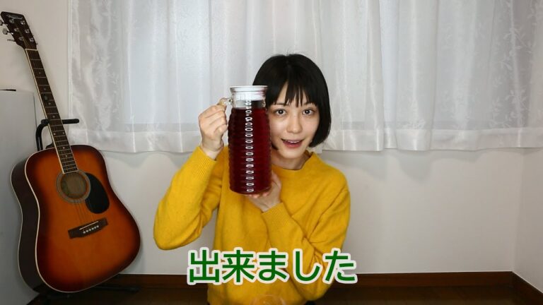 おばあちゃんの赤しそシロップ作りました