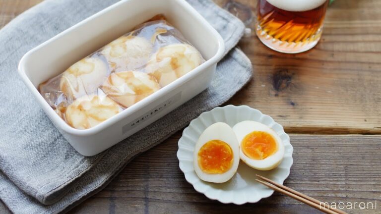 【作り置き】とろーりこくうま「味噌漬け半熟卵」のレシピ・作り方