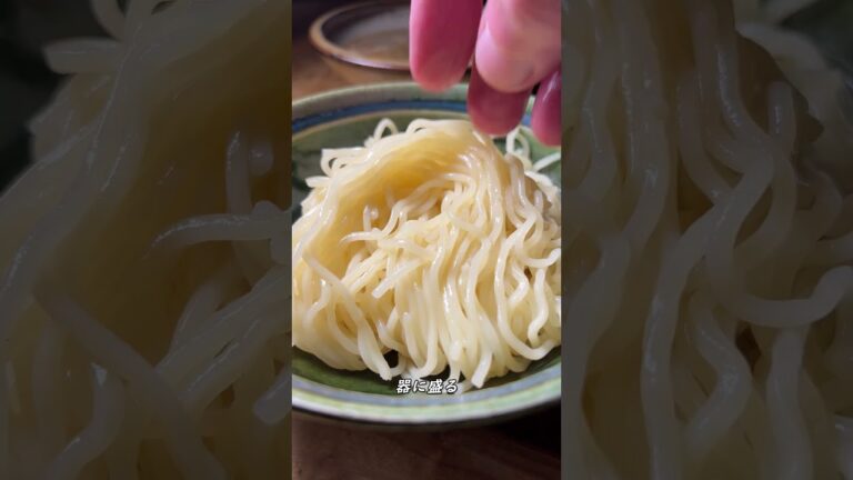 冷やし中華で激旨つけ麺 #shorts