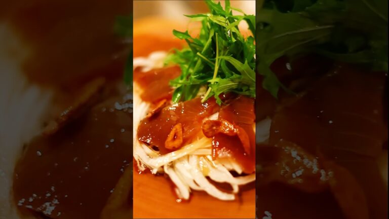 【カツオの和風カルパッチョ】 #shorts