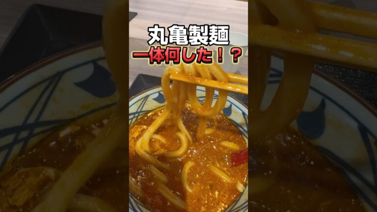 【丸亀製麺】革命的なカレーうどん！ #グルメ #丸亀製麺
