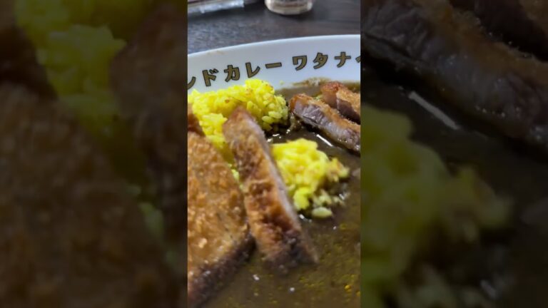 【スタンドカレーワタナベ】「とんかつカレー」大阪駅前第１ビル #japanesefood #osakagourmet #shorts