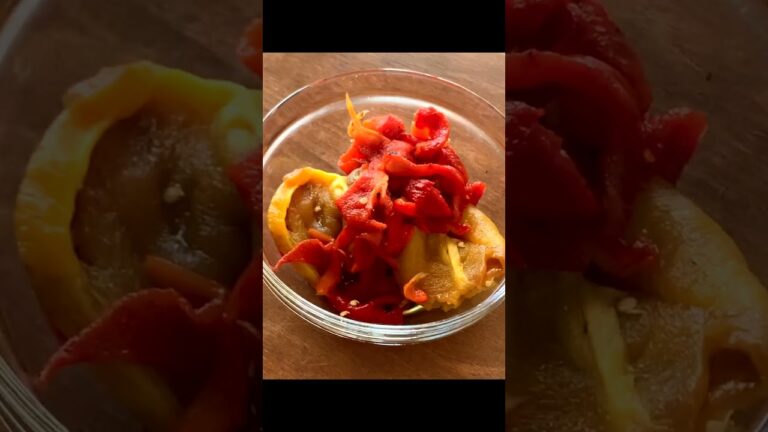 イアタリア料理の定番~パプリカのオイル漬け  #shorts   #italian
