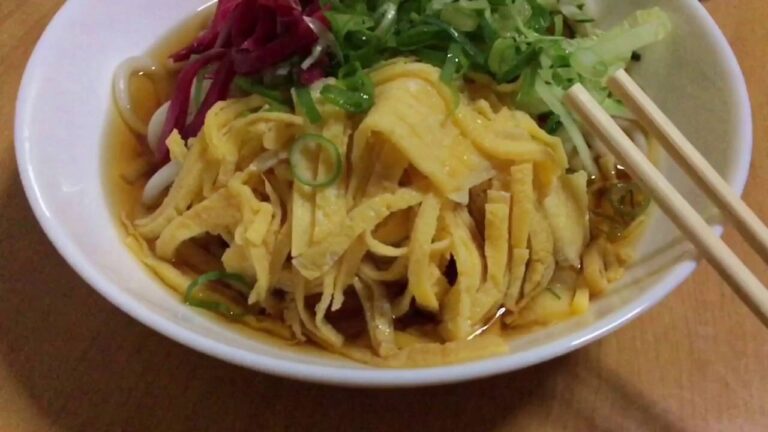 自家製紅生姜と冷やしうどん