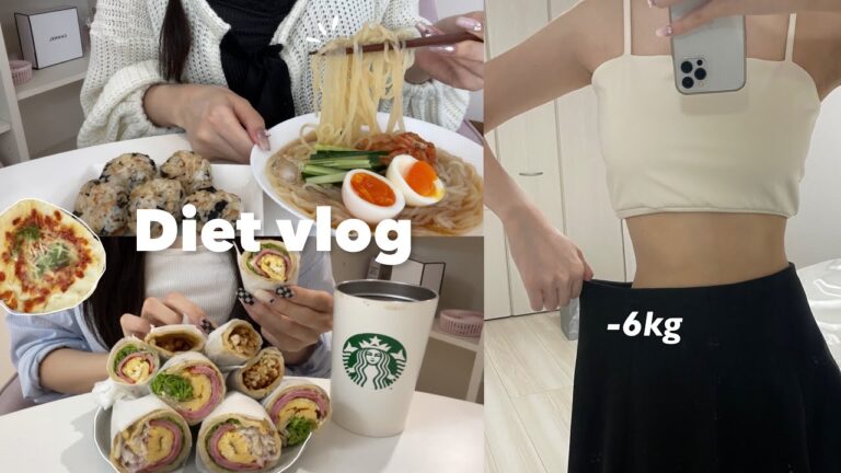 【Diet vlog】食事制限なし！好きな時に好きなものだけを食べて体型維持する私の５日間のリアルな食事🍕🍜🍦