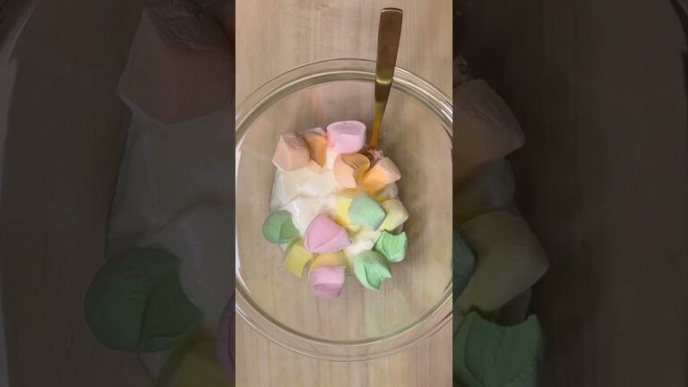 甘い物嫌いの私がハマった！これマジで美味しいマシュマロヨーグルトの食感が独特でクセになります #簡単レシピ #ダイエット #デザート