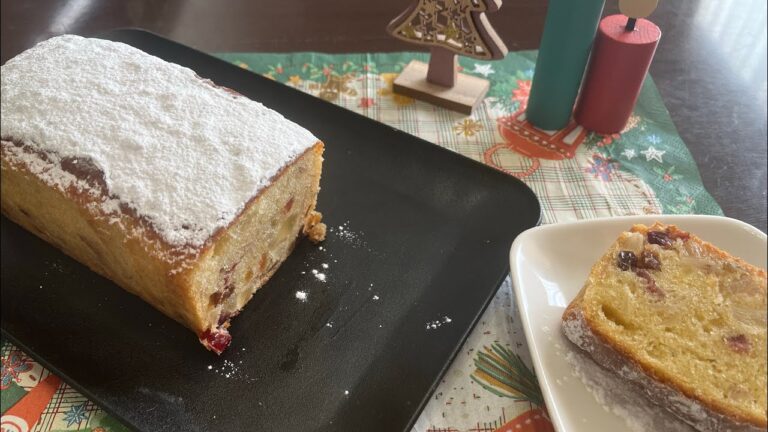 シュトーレン風パウンドケーキ／ホットケーキミックスでお手軽レシピ