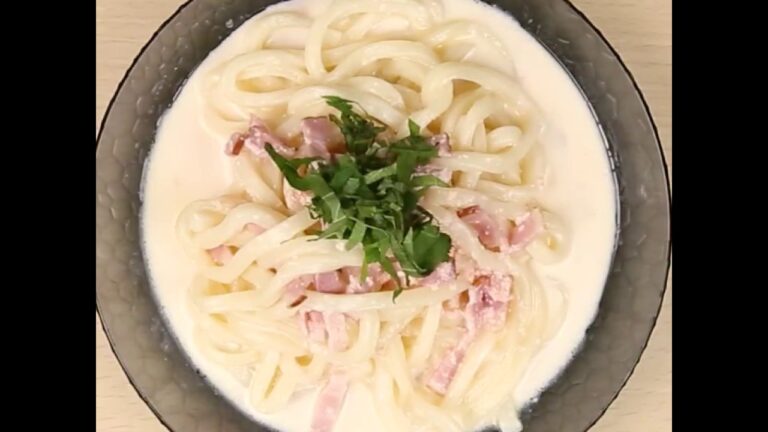 意外と簡単♪ 明太クリームスープうどん