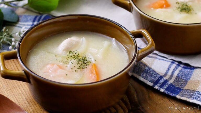 【牛乳なしでホワイトシチュー】ほっと温まる♪牛乳がなくても大丈夫！