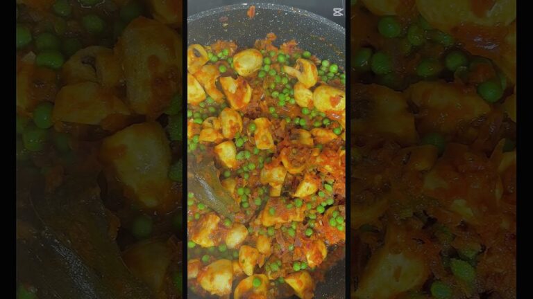 Simplest recipe for Dinner or Lunch #mushroom #matarmushroom
