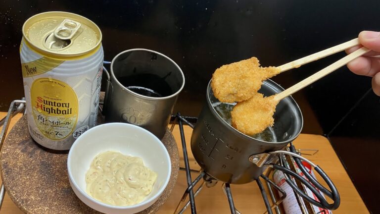ミニマム串カツソロパーリーを敢行してハイボールをキメるだけの動画