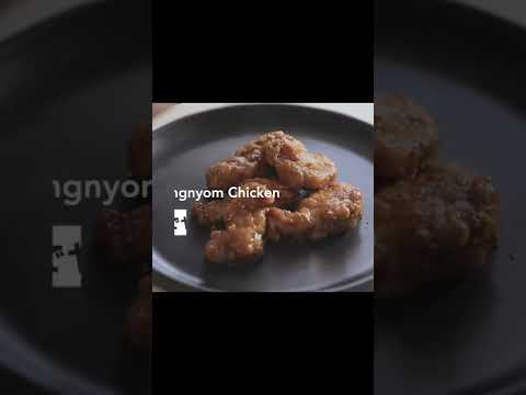 【甘酒でヤンニョムチキン】甘辛い味の韓国風唐揚げの作り方・レシピ　#Shorts