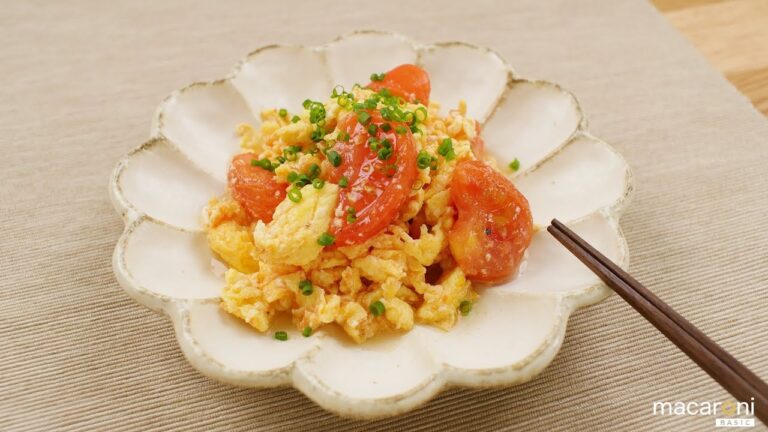 【基本のレシピ】ふわふわ 卵と トマトの 炒め物 のレシピ 作り方