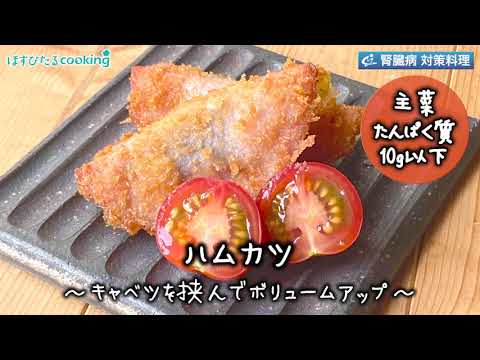 ハムカツ～病院・管理栄養士監修の腎臓病・糖尿病向け料理レシピ動画を配信中「ほすぴたるcooking」～