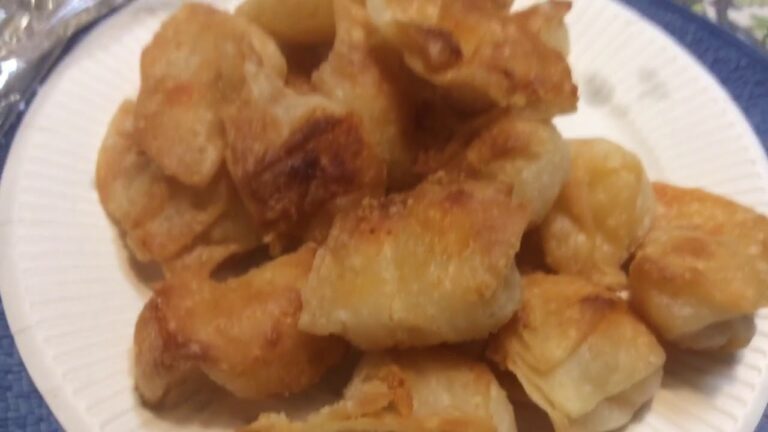 こんがりキツネ色のエビ餃子