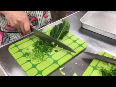 ほうれん草のチャーハン、美味しいチャーハンの作り方（DoCook銀座料理教室）