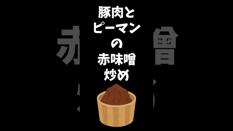 【赤味噌】パパと娘の毎日弁当 【豚肉とピーマンの赤味噌炒め】20231017　#弁当 #手作り弁当 #料理男子 #節約 #赤味噌 #豚肉 #貧乏飯 #激安 #適当 #簡単 #レシピ #ピーマン
