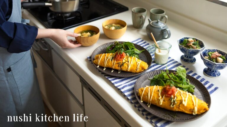 # 98 家時間が楽しくなるレシピ, 春のオムライスと和の献立で豊かな夫婦暮らし: Joyful Home Cooking