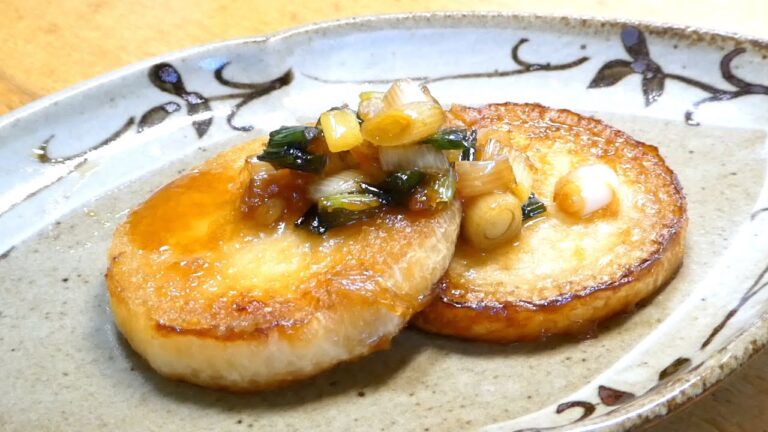 カブ レシピ　カブの生姜焼き　【伝統野菜 聖護院カブ】Turnip recipe: Grilled turnip ginger [Traditional vegetable Shogoinkabu]