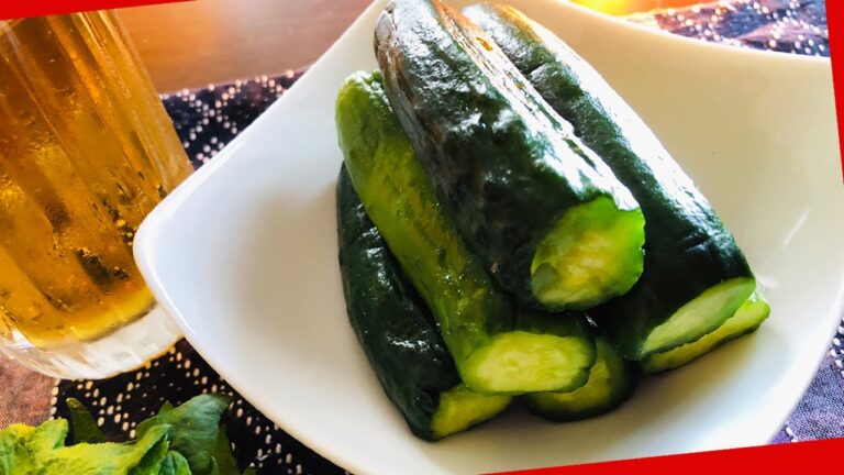 【きゅうりのビール漬け】の作り方｜信州の風景　大暑の頃