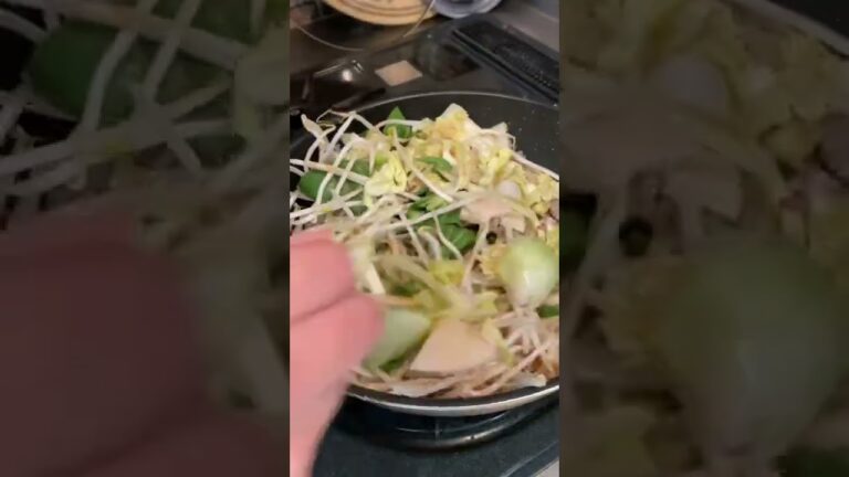 自宅で野菜ガッツリ長崎ちゃんぽん！#shorts