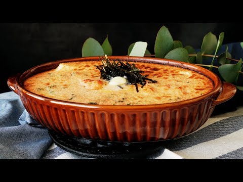 【きっとヘルシー】明太子と豆腐の三色グラタン