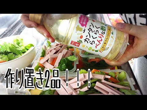作り置き2品！！セロリのピクルス&煮物