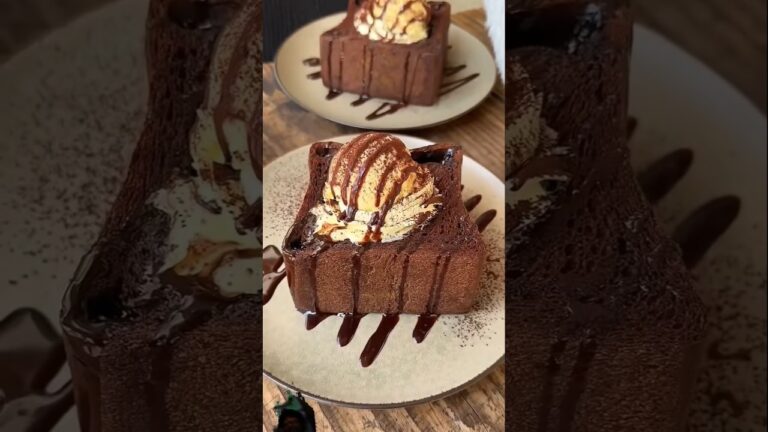 【生チョコがとろけるティラミストースト🍫】#japanesefood #もぐてれグルメ