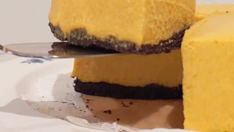 【その６３６】カボチャDEレアチーズケーキ🎃冷蔵庫で3時間冷やしてね！オープン不要の簡単チーズケーキ🍰