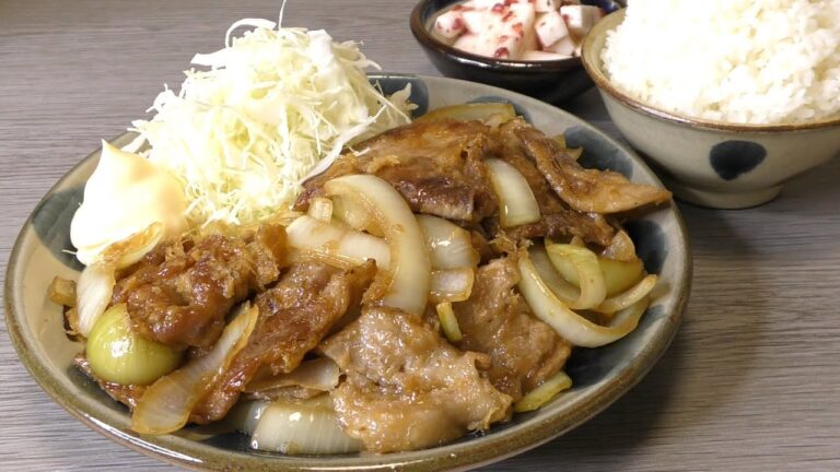 【お料理】豚の生姜焼きを作ります