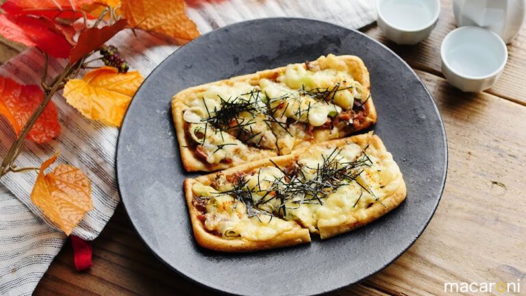 【缶詰レシピ】サクサク！さんま缶と長ねぎの油揚げピザのレシピ 作り方