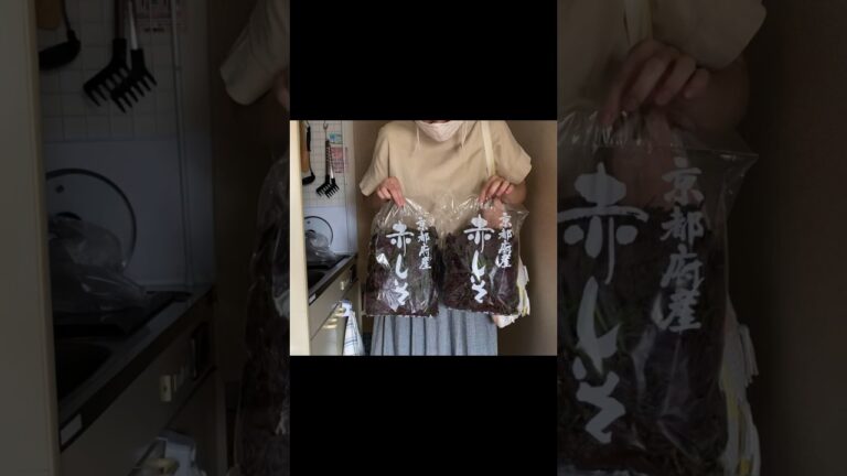 美肌になろう！ハピハピ…？#shorts #赤紫蘇ジュース #草木染め