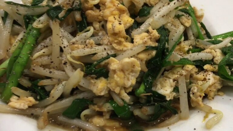 大宮・香新  ニラ玉炒め定食