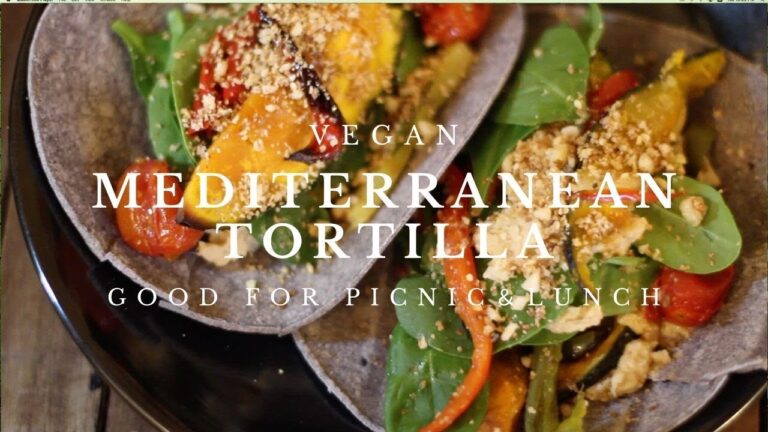 【メイン料理】美味しいヴィーガンレシピ♫かぼちゃが入ったオーガニックトルティーヤの作り方