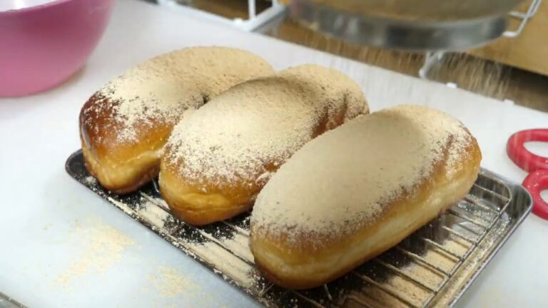 朝ごはん作ってみた『きなこ揚げパン』