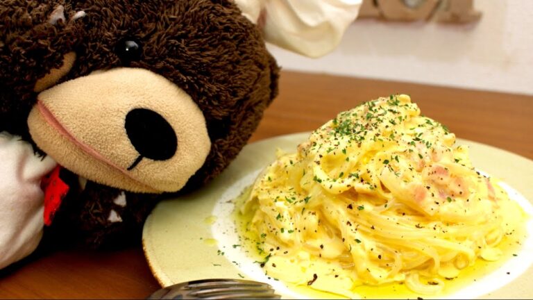 Shirataki Carbonara recipe(gluten free)グルテンフリー！ダイエットしらたきカルボナーラレシピ