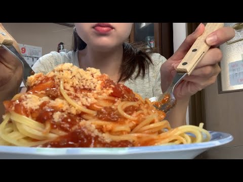 木〜日朝ごはん時々夜🍘ミートソースパスタ🍝ひねり大福🍡トカチックバスキュー🧀🍰