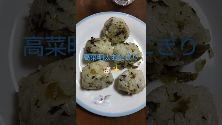 高菜明太のおむすび🐮✨