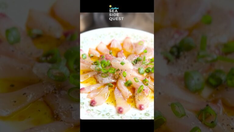 猛毒で磯臭いとされる「アイゴ」をカルパッチョにしてみた #shorts