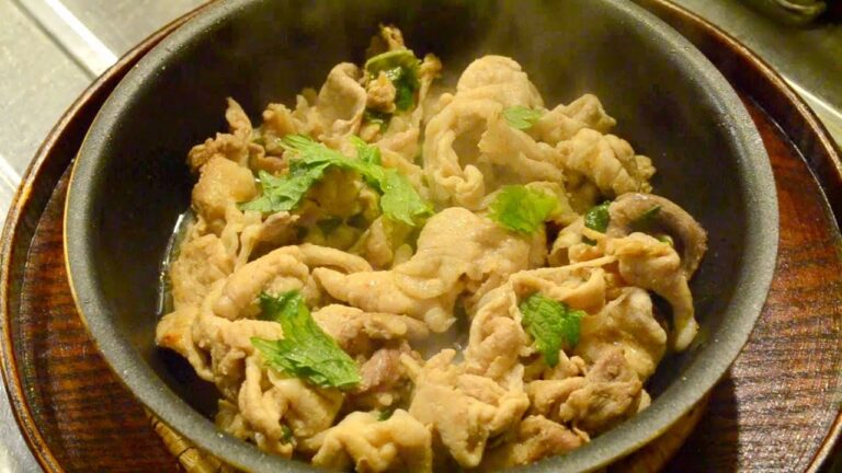 豚肉の炒め物：豚肉のバター醤油ソテー　　How to make butter saute of pork slices