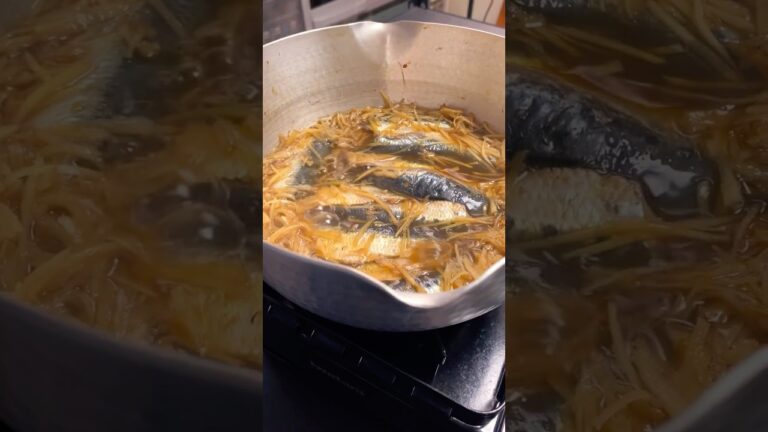 【魚を捌く】プロの料理人が紹介するイワシの生姜煮の作り方 #料理