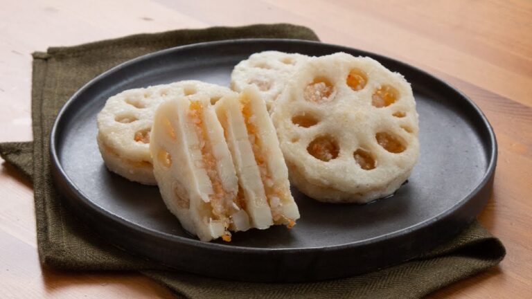 れんこんのはさみ揚げ