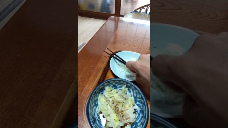 夏はやっぱりそうめん、でも面倒なので、椎茸、豆腐等入りです。