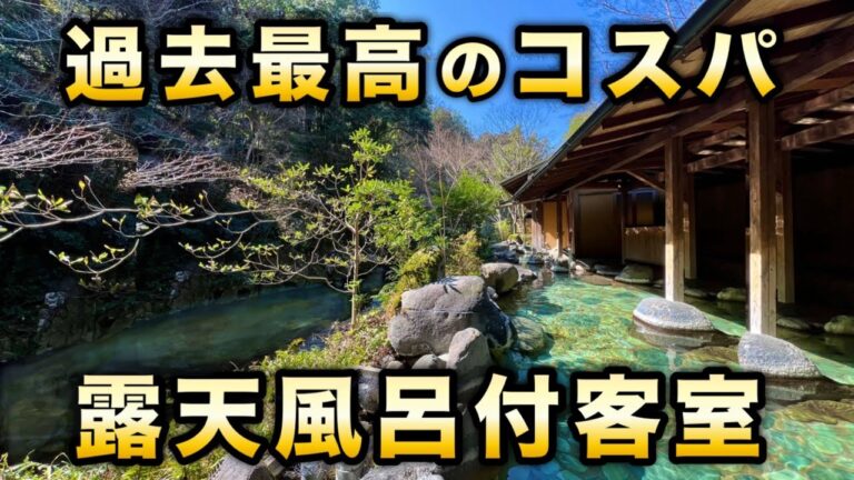 【全室露天風呂付き客室】伊豆で超おすすめの温泉旅館♨️最強コスパ宿公開します！