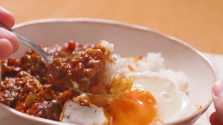 【キーマカレー】野菜たっぷりカレールーで作る